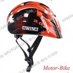 ВЕЛО КАСКА ЧЕРНА-ЧЕРВЕНА ДЕТСКА AWINA MOON HB10-8 NRG 2.0 S-3